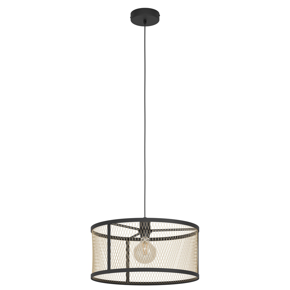 Eglo Eetkamer hanglampDellow Ø 45cm - zwart met goud - 43604